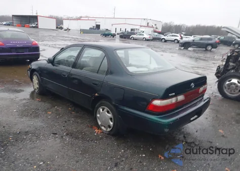 1997 Toyota Corolla Dx z USA, uszkodzony, nr VIN 2T1BB02E5VC199703